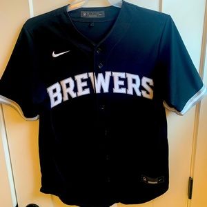 Nike Brewers Jersey-  official MLB